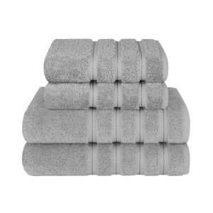 Set 4 Prosoape de Baie Daveza, 600 gr/mp, Calitate Premium, 100% Bumbac Turcesc