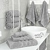 Set 4 Prosoape Premium Daveza 600 GSM 2 Prosoape de Baie 70x140 cm 2 Prosoape de Fata si Maini 50x90 cm 100 Bumbac Turcesc Set Prosoape Gri Deschis 501