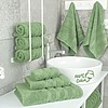 Set 4 Prosoape Premium Daveza 600 GSM 2 Prosoape de Baie 70x140 cm 2 Prosoape de Fata si Maini 50x90 cm 100 Bumbac Turcesc Set Prosoape Verde 514
